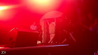 oh wow lady gaga stripping clothes in wild show!