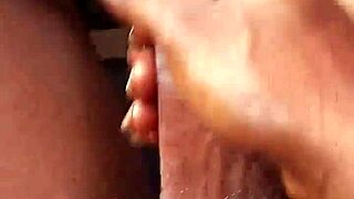 i feel so horny stroking my massive black cock hard