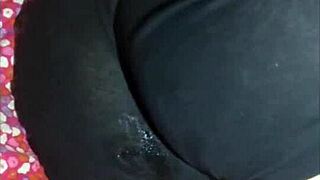 What happens at pijamada with my amiga in mini shorts negros?