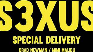 perfect fashion model tries riding and doggystyle in her first homemade amateur video with brad newman