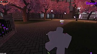 Roblox fucking a girl in the park
