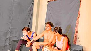 Teen 18+ Tricked Into Threesome With Older Stranger At Home