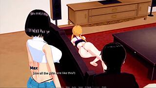 uh, call of nature part 1 walkthrough by hyperbolic flower with monster cock creampie and big tits action...