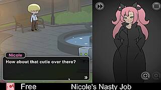 What makes Nicole's interactive game so erotically nasty?