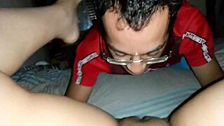 what if this brunette teen gives perfect oral to her guy, cumming hard in his mouth?