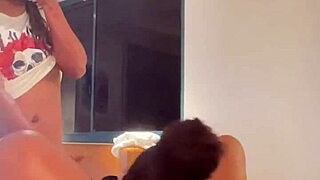 ebony amateurs at party dive into hardcore threesome with big black cock sucking and doggystyle fucking