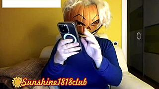 happy halloween pervs, big boobs pumpkin cam recorded on 10 31 in casual narrative style