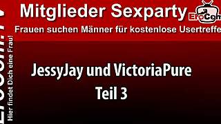 German teen swallows cum and gets creampie in wild swinger party with huge loads everywhere