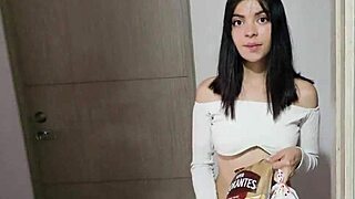 Housewife Strips Naked for Client Fuck