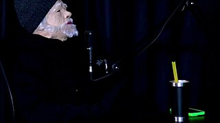 morena gostosa strips in see-through lingerie for bdsm game and pov handjob domination