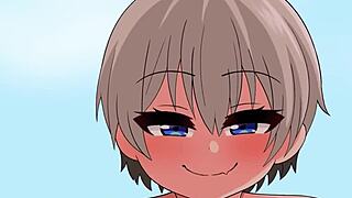 Uzaki Hana Intense Beach Sex With Massive Cock And Titty Fuck