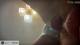 Homemade couple anal bareback breeding huge creampie leaking boypussy