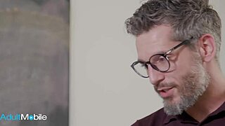 Apryl Rein and Mike Mancini connect during a camping trip. They share an intense encounter with passionate fucking and creampie.