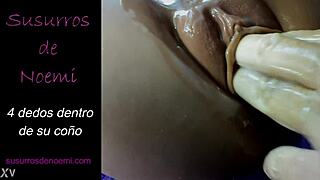 Boldly Thrusting Four Fingers Deep Inside Her Wet Pussy