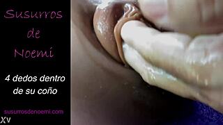 Boldly Thrusting Four Fingers Deep Inside Her Wet Pussy