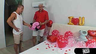 lana sets up romantic surprise fuck for buddy while hes away