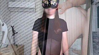 what if this shaved japanese milf's pussy floods with juice during homemade creampie fucking?