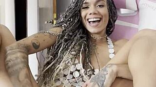 Who Would Guess This Pretty Latina Loves Cumming with a Toy Deep in Her Wet Natural Tits Pussy