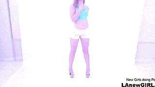 straight teen 18+ girl gets seduced by lesbian stylist