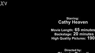 cathy heaven's intense dap session with deep anal gapes and five swallows