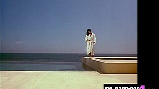 Will This Big Tits Asian Babe Strip Naked or Show Booty Like Latina Morena Corwin?