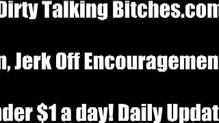 Jerk your dick to my big titties you pathetic slut follow my femdom instructions for ultimate humiliation