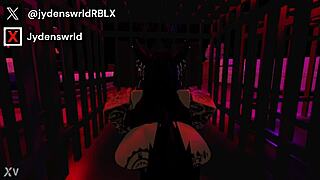 pounding obedient puppy girl hard in the cage on roblox