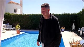 uhh maria wars is like so wet and tight getting licked by the pool