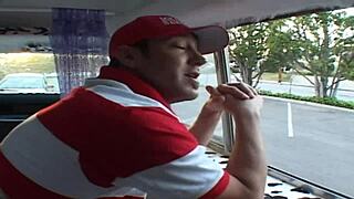 Kacey Jordan Enjoys Ice Cream Before Group Encounter