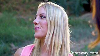 oh man, these straight hotties candice dare and bella rolland pick up a hitchhiker for wild lesbian action