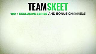 Skinny Small-Tits Slut In Shorts Learns Dirty Talk And Riding To Satisfy With Trimmed Pussy!