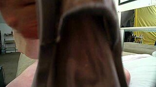 Silky Panties Tease from Big Booty Mature with Hairy Pussy Masturbation and Orgasm?