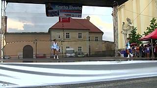 Two Cheerful Majorettes