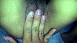 Oh, I'm playing with Susy's delicious ass and her tasty vagina, this Mexican Latina is so submissive in our homemade fun.