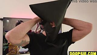 horny asian teen 18+ feels the thrill of big dick neighbor on halloween