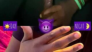 This alluring ebony teen with big booty tempts you into outdoor anal adventures