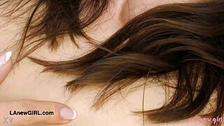 i feel so excited revealing my stunning figure as fresh-faced teen in solo photoshoot on sofa