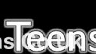 college student gets edged by two teachers in a classroom challenge