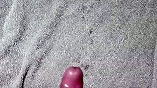 Why not cum hard while moaning solo? he asks with skinny body on display.