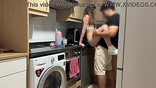 I'm on the phone with my boyfriend while this guy eats my shaved pussy and fucks me hard until he cums inside.