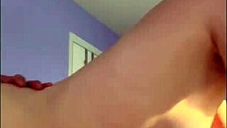 the passionate couple shared an intense moment as the strong guy filled the petite 18+ girl's tight pussy with cum during their homemade creampie session