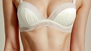 What happens when girls wear flowery underwear and show off sexy barefoot feet?