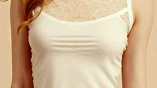 What happens when girls wear flowery underwear and show off sexy barefoot feet?