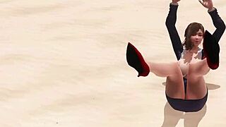 doa sa f10 5 exploration in intriguing beach and office settings with close up views