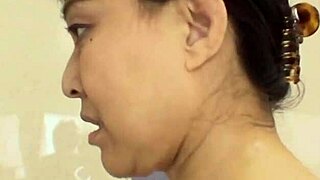 Hey, can this horny Japanese woman get some intense fucking in the shower right now?