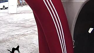 porn actors convince hot gas station attendant to join recording session