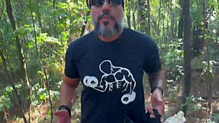 Brazilian Amateur Gets Naked in the Bush with Impressive Curves