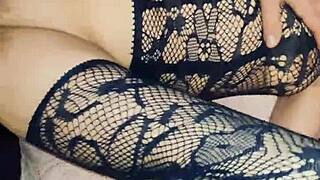 I feel so passionate about this hardy milf starring in her amateur homemade POV pussy video