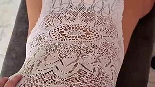 In the USA, Colombian KEILIMAR turns full PUTA mode at home, BLOWJOB and DOGGYSTYLE with big black cock