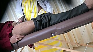 desi doctor sahiya feels passionate giving handjob to patient